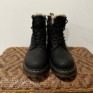 Women's size 8 Fuzzy Dr. Martens boots
